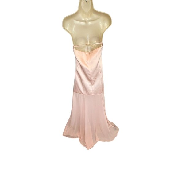Bubish luxe Jasmine Strapless Gown - Peach Pink NWT - Size M - Picture 8 of 9
